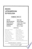 Revista latinoamericana de psicología