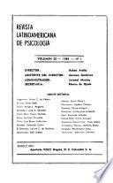 Revista latinoamericana de psicología