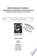 Revista musical de Venezuela