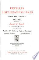 Revistas hispanoamericanas, índice bibliográfico, 1843-1935