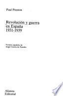 Revolución y guerra en España, 1931-1939