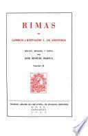 Rimas de Lupercio y Bartolomé L. de Argensola