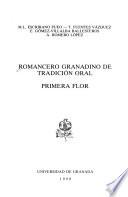 Romancero granadino de tradición oral