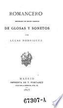 Romancero historiado con mucha variedad de glosas y sonetos