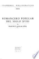 Romancero popular del siglo XVIII