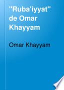 Ruba'iyyat de Omar Khayyam