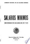 Salarios mínimos