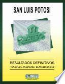 San Luis Potosí. Conteo de Población y Vivienda, 1995. Resultados definitivos. Tabulados básicos