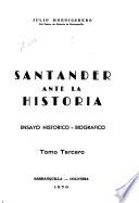 Santander ante la historia