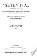 Scientia, rivista di scienza