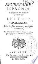 Secretaire espagnol