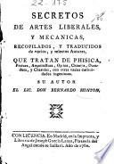Secretos de artes liberales y mecanicas