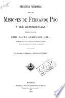 Segunda memoria de las misiones de Fernando Póo y sus dependencias