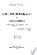 Segundo diccionario de jurisprudencia