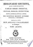 Semanario erudito