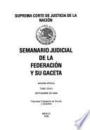 Semanario judicial de la Federación y su gaceta