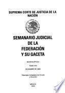Semanario judicial de la Federación y su gaceta