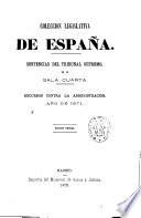 Sentencias del Tribunal supremo de justicia