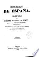 Sentencias del Tribunal supremo de justicia