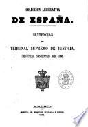 Sentencias del Tribunal Supremo de justicia
