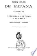 Sentencias del Tribunal Supremo en materia civil