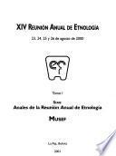 Serie Anales de la Reunión Anual de Etnología