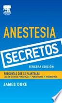 Serie Secretos: Anestesia