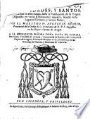 Sermones de Adviento, festividades y Santos