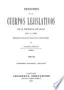 Sesiones de los cuerpos lejislativos de la República de Chile