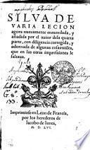 SILVA DE VARIA LECION