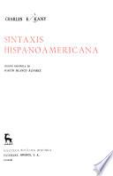 Sintaxis hispanoamericana