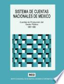 Sistema de Cuentas Nacionales de México. Cuentas de Producción del Sector Público 1987-1990