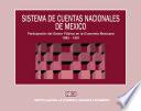 Sistema de Cuentas Nacionales de México. Participación del sector público en la economía mexicana 1980-1991
