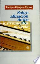 Sobre afinación de los instrumentos de tecla