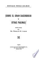 Sobre el gran sacerdocio y otras páginas