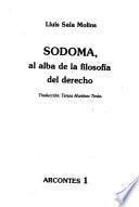 Sodoma, al alba de la filosofía del derecho