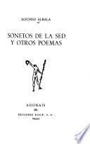 Sonetos de la sed y otros poemas