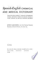 Spanish-English Chemical and Medical Dictionary