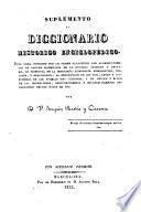 Suplemento al diccionario histórico enciclopédico