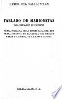 Tablado de marionetas, para educación de príncipes