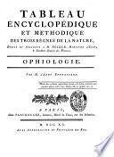 Tableau encyclopedique et méthodique des trois règnes de la nature ...