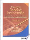 Targeted Reading Intervention: Student Guided Practice Book Nivel 5 (Level 5) (Spanish Version)