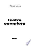 Teatro completo