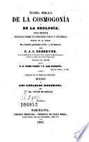 Teoría bíblica de la cosmogonía y de la geología