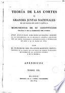Teoria de las Cortes, ó, Grandes juntas nacionales de los reinos de Leon y Castilla, 3