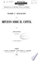 Teoría y aplicación del impuesto sobre el capital