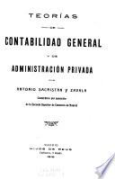 Teorías de contabilidad general y de administración privada
