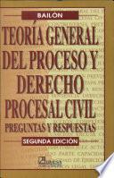 Teorφa general del proceso y derecho procesal