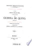 Tercero libro de las guerras civiles del Peru, el cual se llama la guerra de Quito, publicado por Marcos Jimenez de la Espada