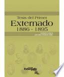 Tesis del Primer Externado, 1886-1895